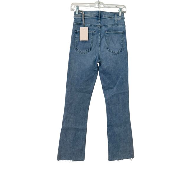 Mother The Hustler High Rise Flare Leg Ankle Jeans in Cutting Class Size 25 NWT - Picture 4 of 12